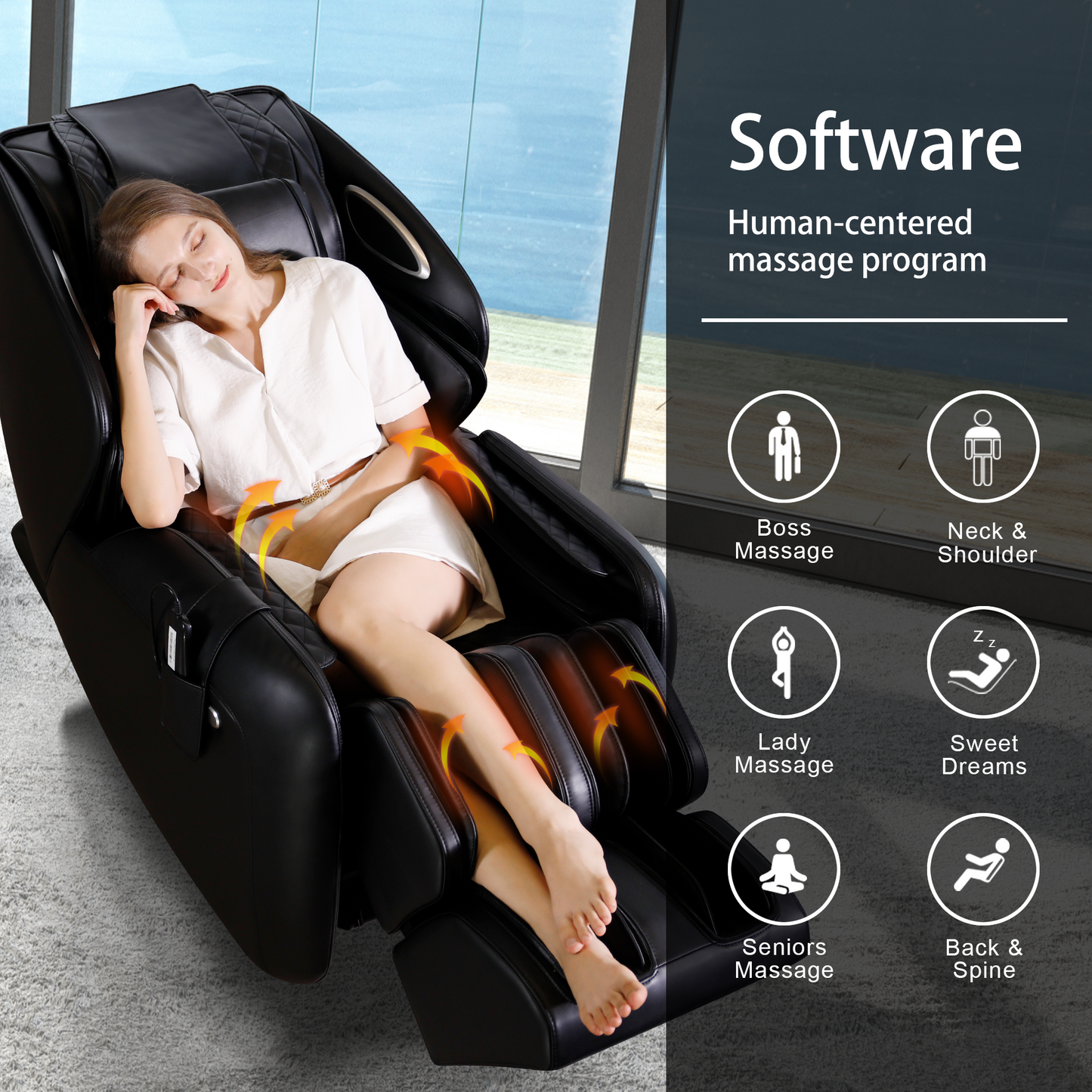 RT6891 Large Massage Chair with Heat
