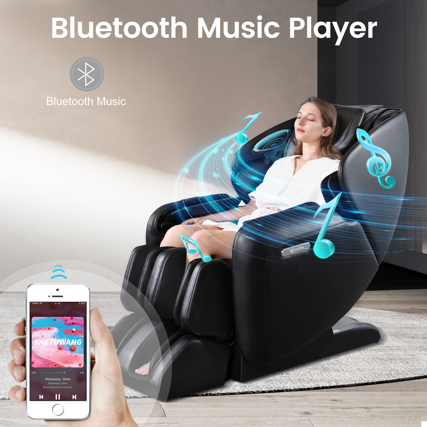 RT6891 Large Massage Chair with Heat