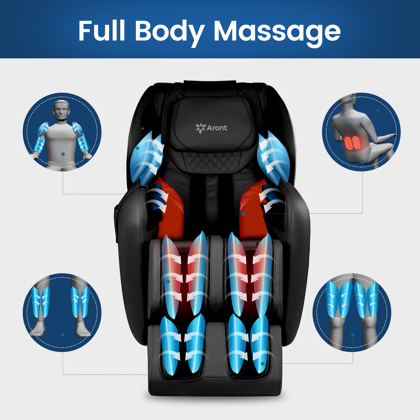 RT6891 Large Massage Chair with Heat