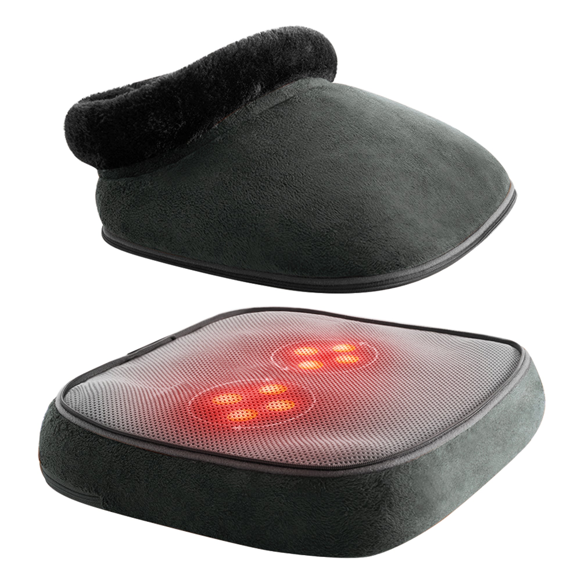 Aront Shiatsu Foot Massager Warmer-2-In-1 Shiatsu Foot and 2024 Back Massager with He